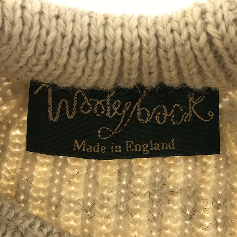 VINTAGE / ヴィンテージ古着 Woolyback 英国製 エルボーパッチ コマンドセーター ニット