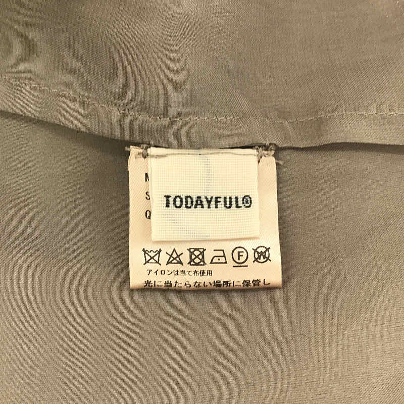 TODAYFUL / トゥデイフル オーガンジーポケットシャツ