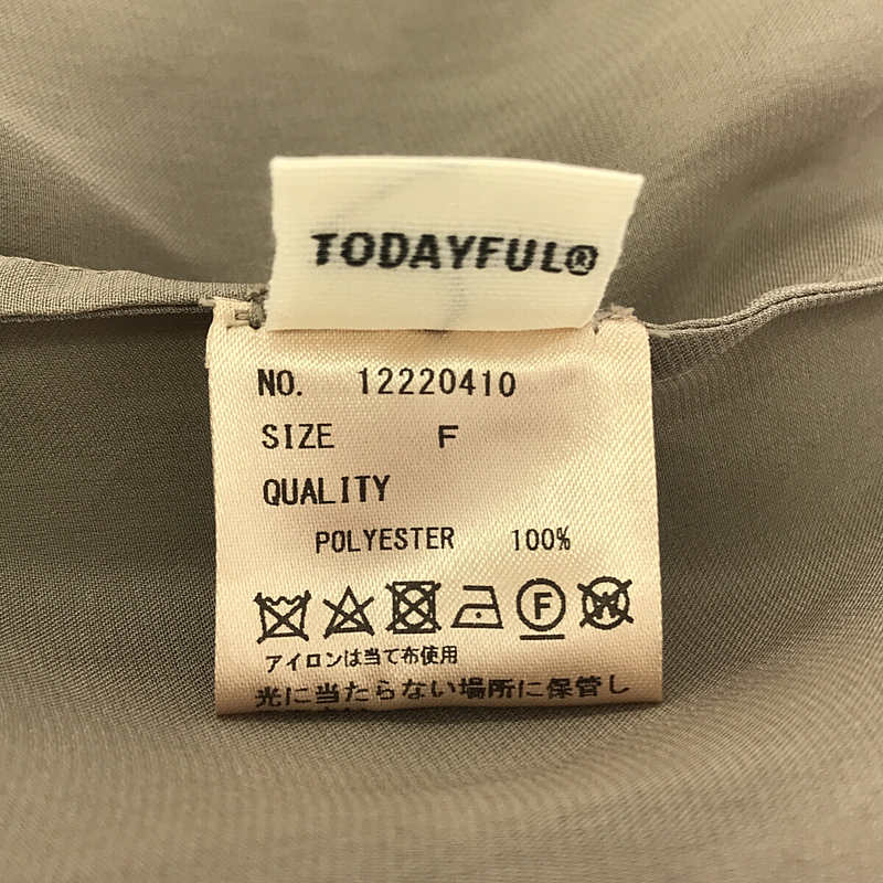 TODAYFUL / トゥデイフル オーガンジーポケットシャツ