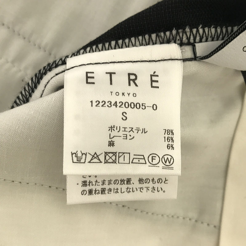 ETRE TOKYO / エトレトウキョウ フォールドベルト タックパンツ