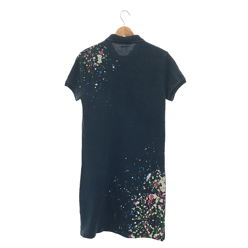 POLO RALPH LAUREN / ポロラルフローレン THE MESH MINI ペンキ加工 ポロ ワンピース