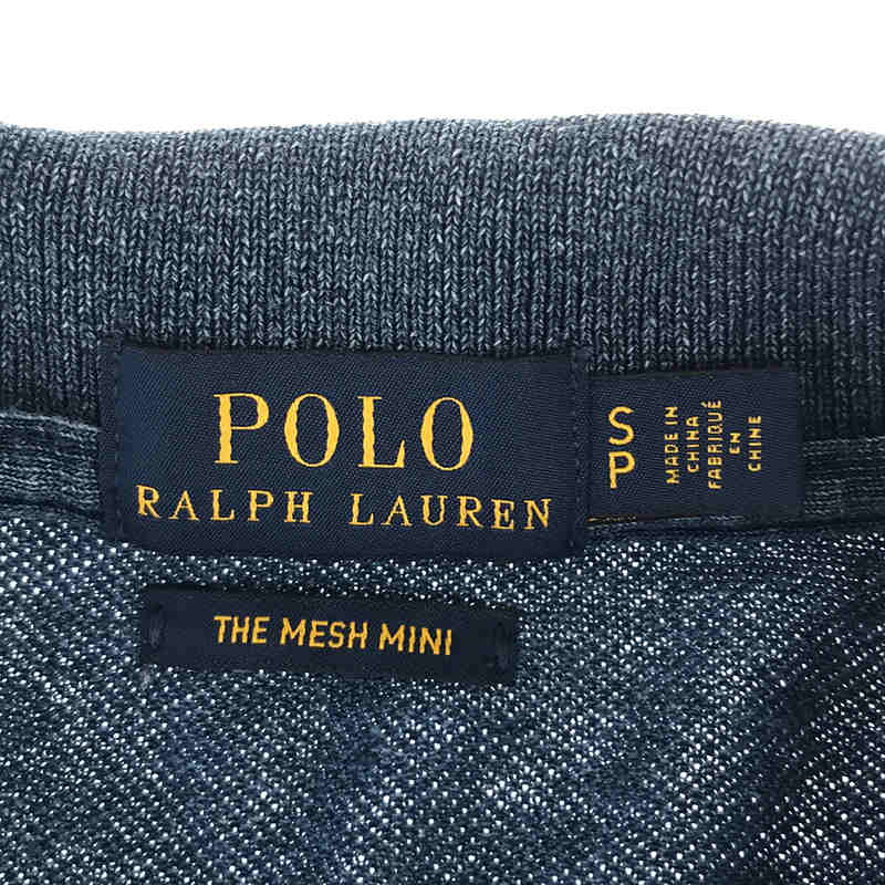 POLO RALPH LAUREN / ポロラルフローレン THE MESH MINI ペンキ加工 ポロ ワンピース