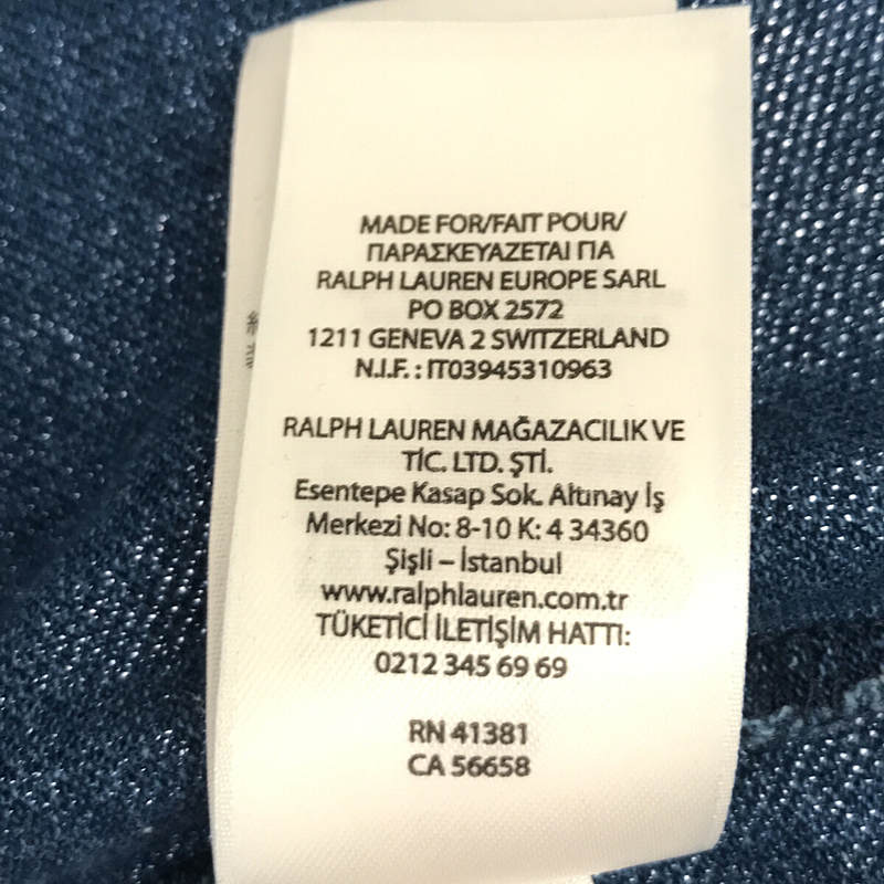 POLO RALPH LAUREN / ポロラルフローレン THE MESH MINI ペンキ加工 ポロ ワンピース