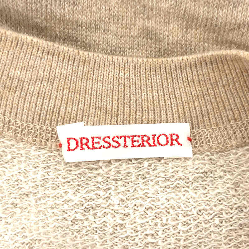 DRESSTERIOR / ドレステリア リネン裏毛半袖プルオーバー カットソー