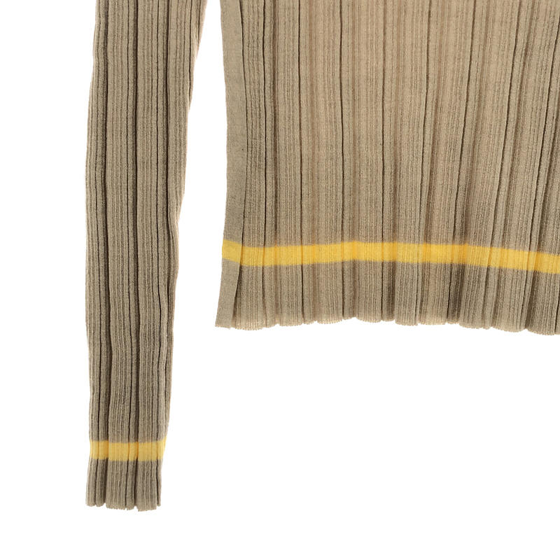 BEAUTY&YOUTH / ビューティーアンドユース リブ カラーニット