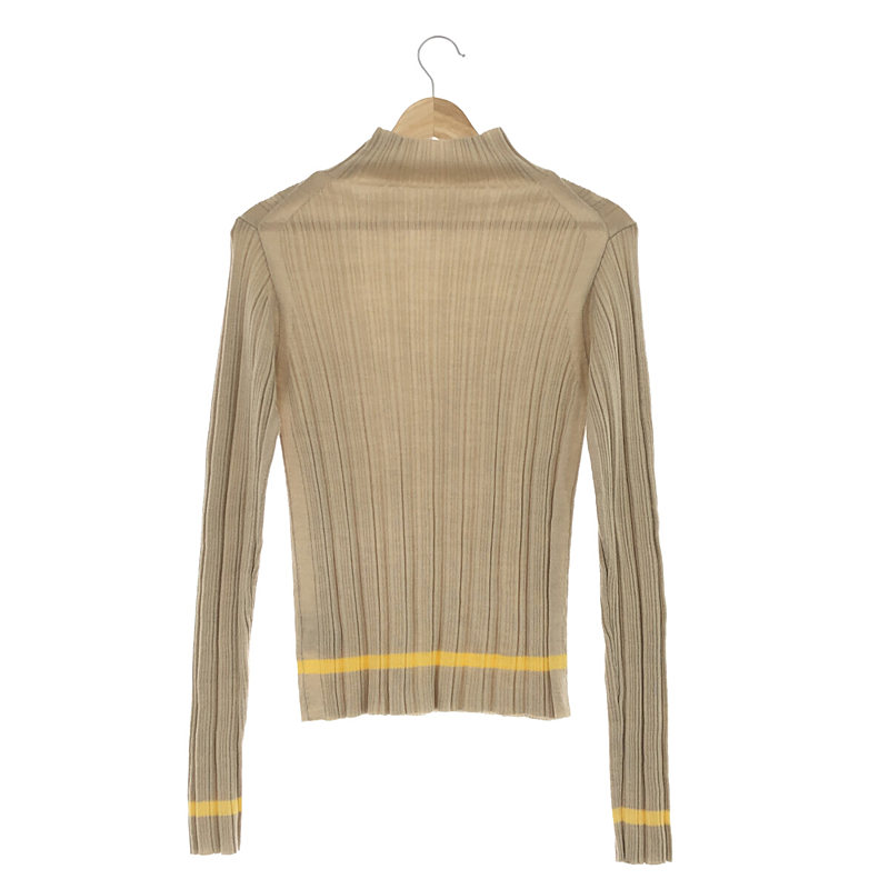 BEAUTY&YOUTH / ビューティーアンドユース リブ カラーニット