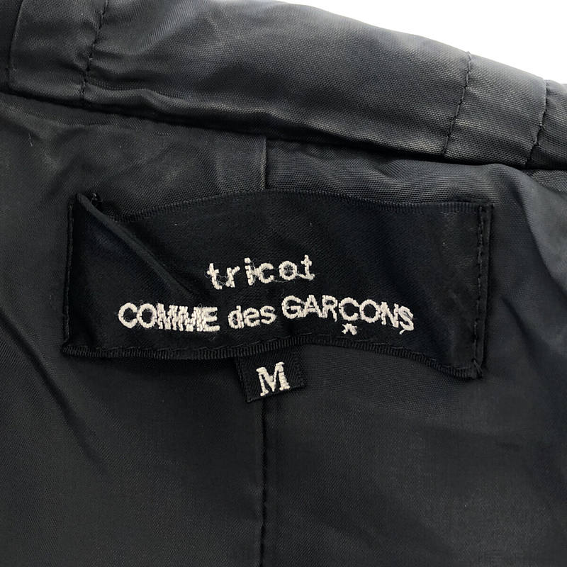 tricot COMME des GARCONS / トリココムデギャルソン 千鳥柄 チンストラップ ダッフルコート