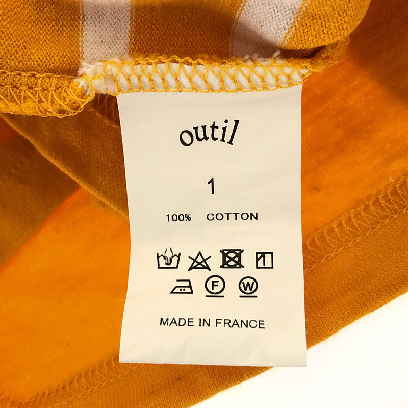 OUTIL / ウティ バスク ボーダーカットソー / ユニセックス