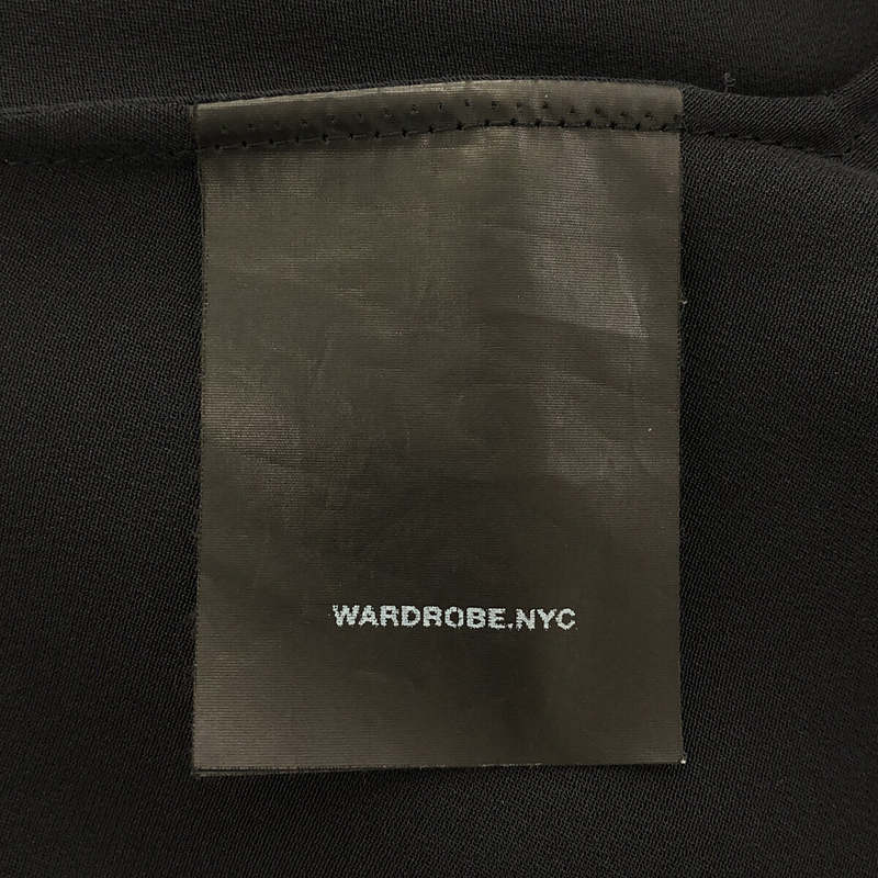 WARDROBE.NYC/ ワードローブエヌワイシー シルク Vネック ノースリーブワンピース