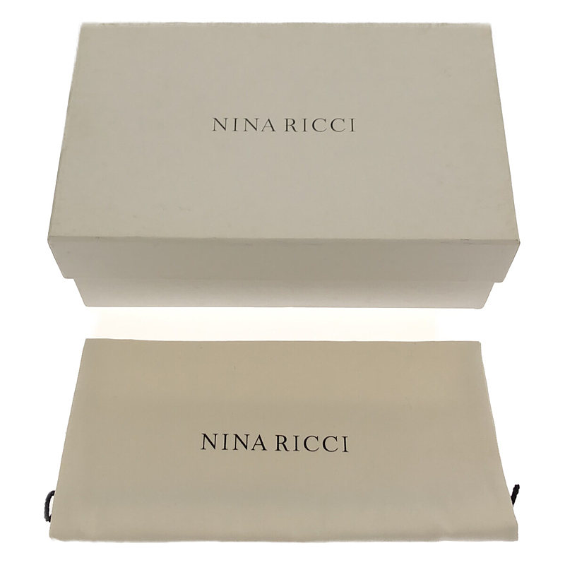 NINA RICCI / ニナリッチ CALF BACK STRAP バックストラップ ヒールパンプス