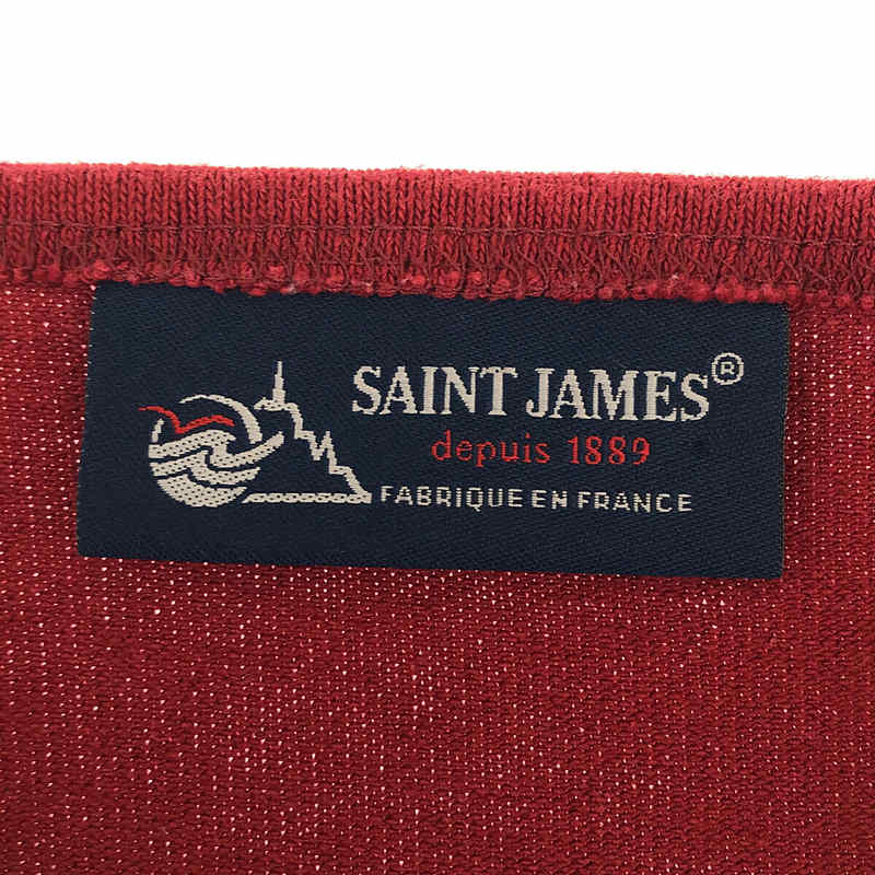 SAINT JAMES / セントジェームス OUESSANT SOLID ウエッソン ソリッド バスクシャツ
