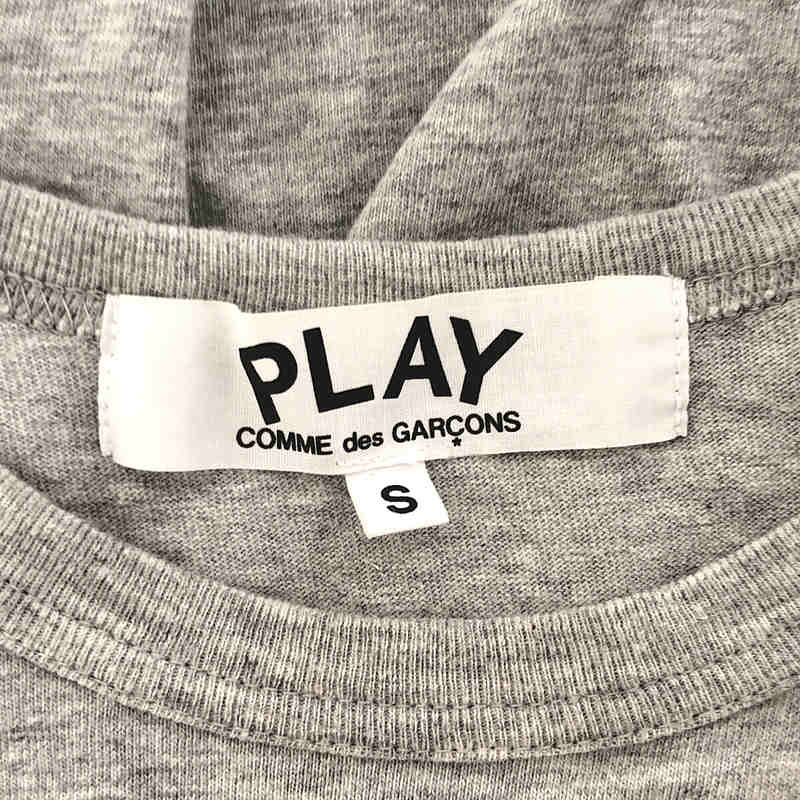 PLAY COMME des GARCONS / プレイコムデギャルソン ハートロゴ プリント ロングスリーブ Tシャツ