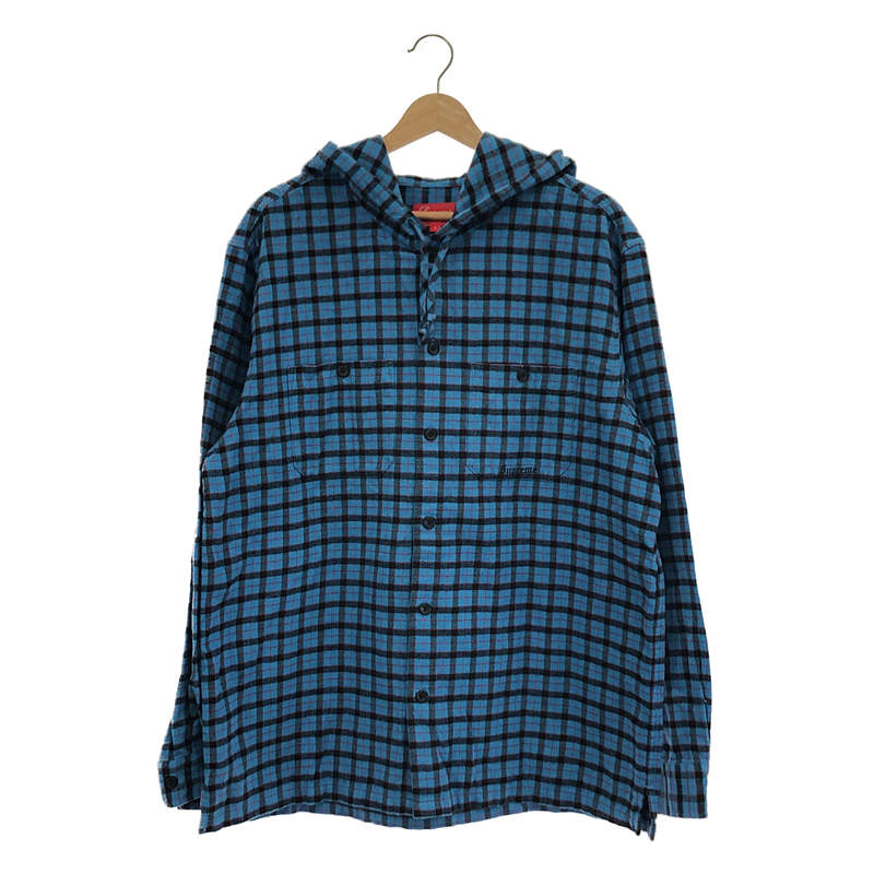 Mini Plaid Hooded Shirt / ミニ プレイド フーデッド シャツ