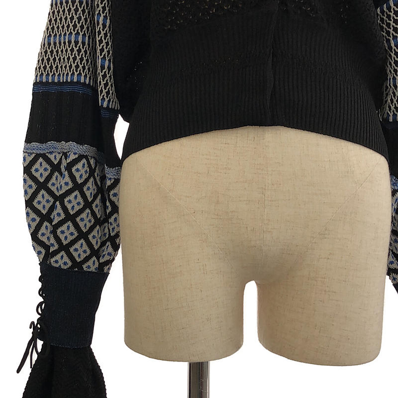 Mame Kurogouchi / マメクロゴウチ Volume Sleeve Knit Cardigan カーディガン