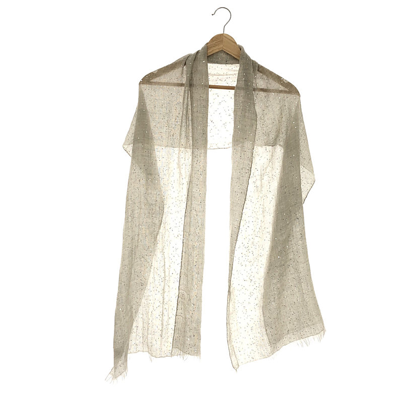 BRUNELLO CUCINELLI リネン シルク スパンコール トップス