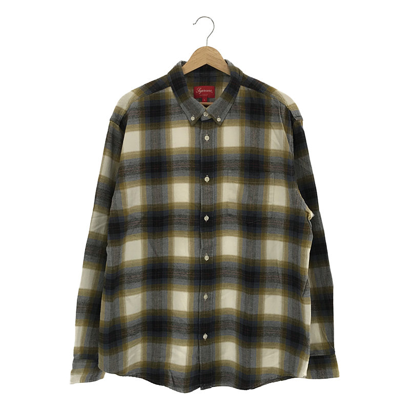 Brushed Plaid Flannel Shirt / ブラッシュド プレイド フランネル シャツ