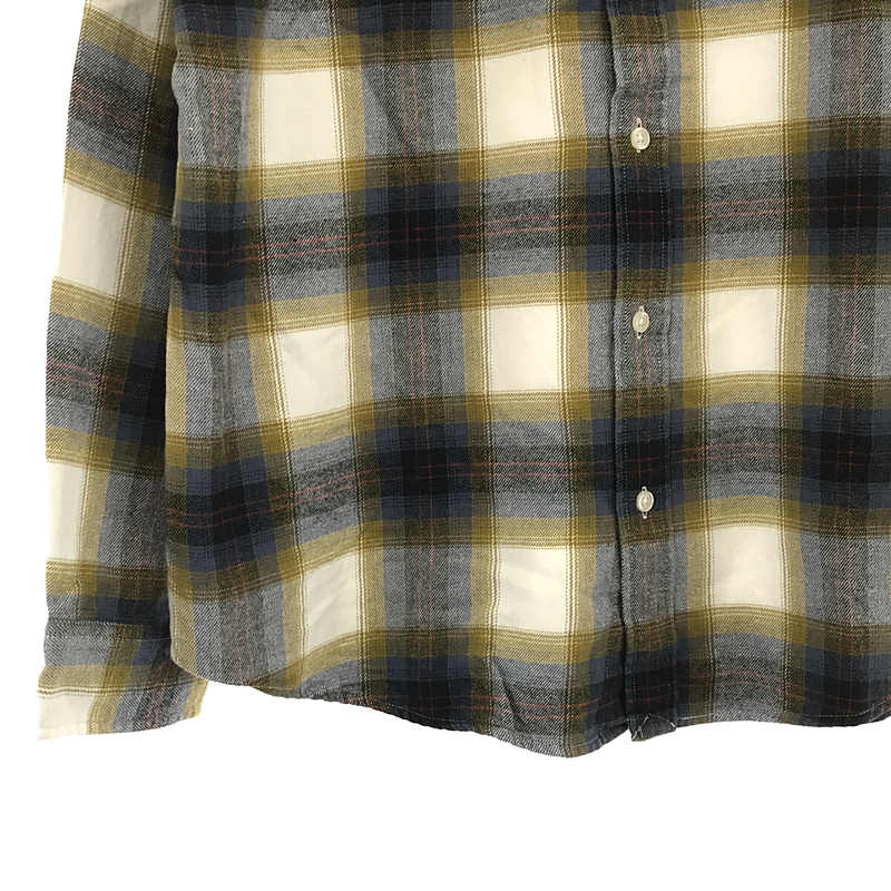 SUPREME / シュプリーム Brushed Plaid Flannel Shirt / ブラッシュド プレイド フランネル シャツ