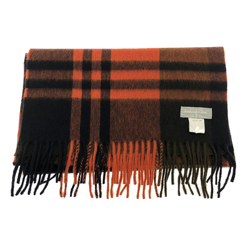 JOSHUA ELLIS / ジョシュアエリス カシミヤ フリンジ ストール マフラー