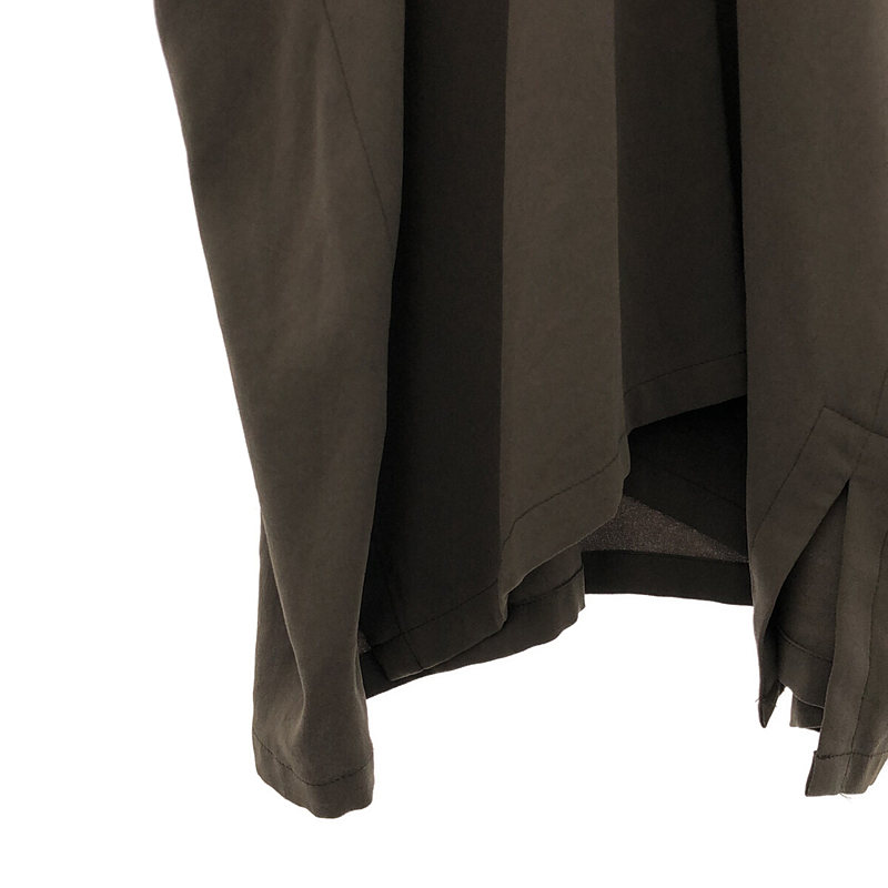 Deuxieme Classe / ドゥーズィエムクラス Noire Back Satin Vネックロングワンピース