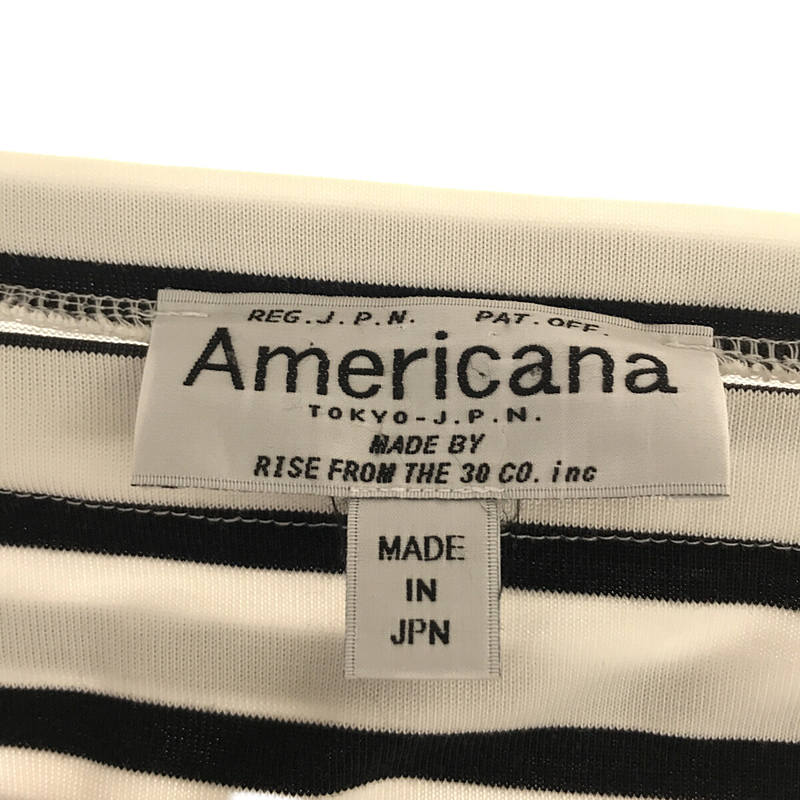 Americana / アメリカーナ × BEAUTY&YOUTH ボーダーワイドＴシャツ