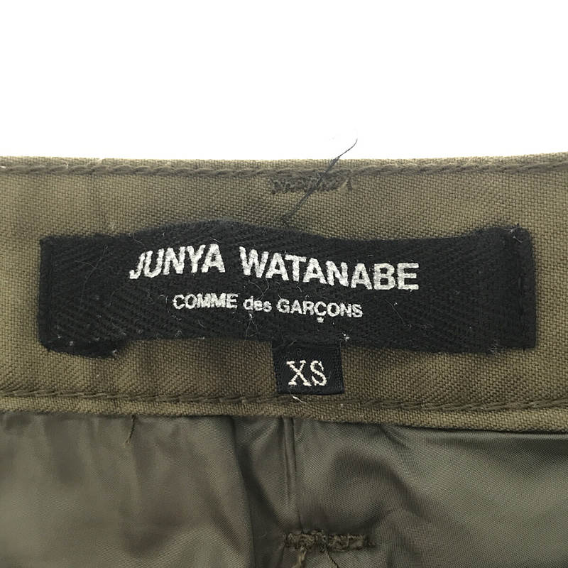 JUNYA WATANABE COMME des GARCONS / ジュンヤワタナベ 再構築 パッチワーク ミリタリー パンツ