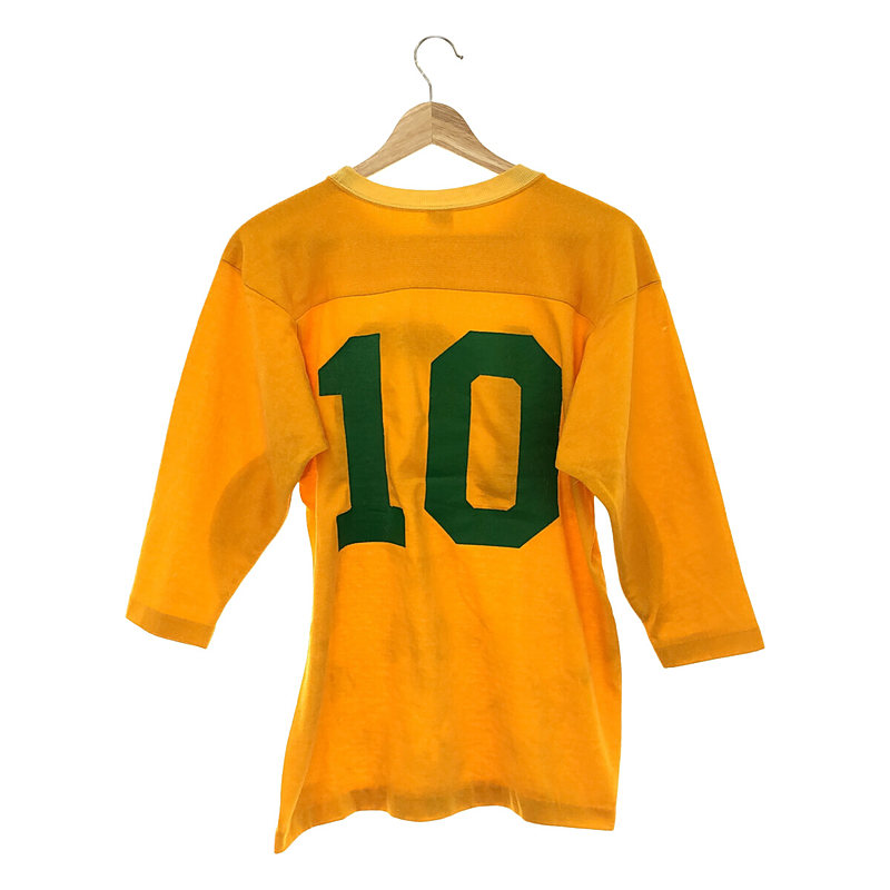 CHAMPION / チャンピオン 1970s〜 vintage バータグ エルボーパッチ 両面ナンバリング フットボールTシャツ