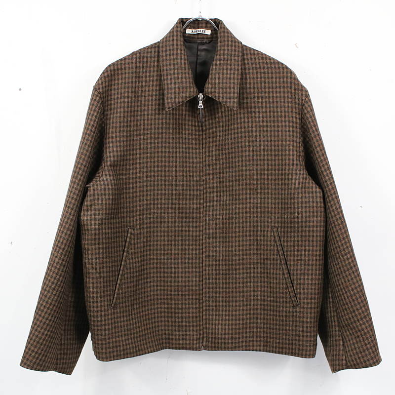 DOUBLE FACE CHECK ZIP BLOUSON ダブルフェイス チェックジップ 