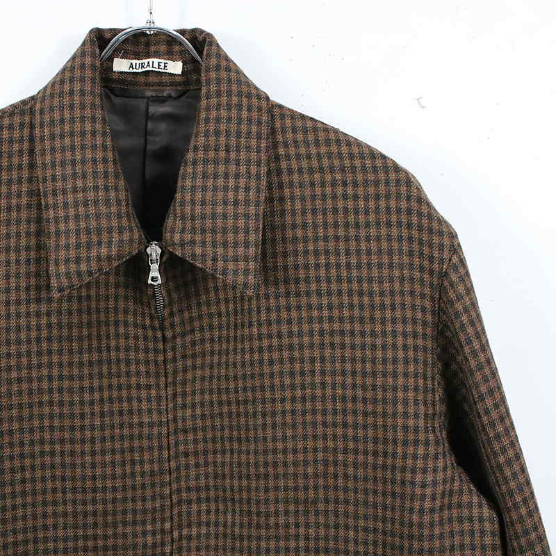 DOUBLE FACE CHECK ZIP BLOUSON ダブルフェイス チェックジップ