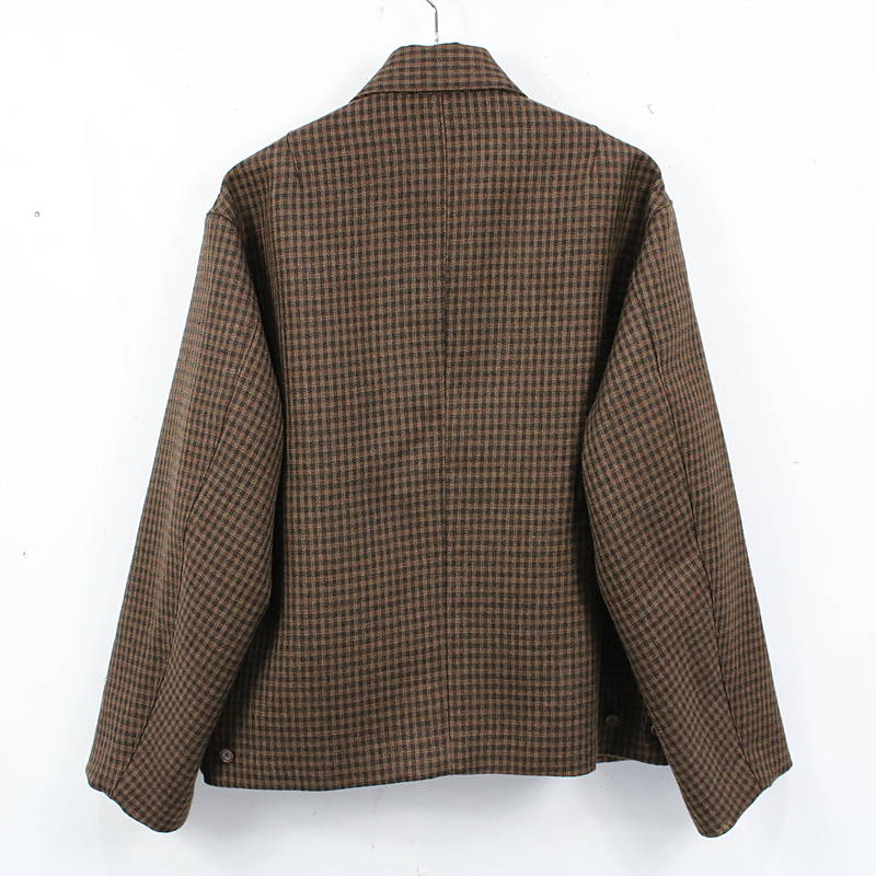 DOUBLE FACE CHECK ZIP BLOUSON ダブルフェイス チェックジップ