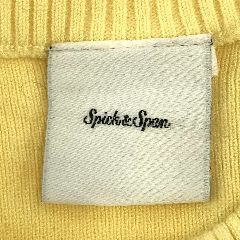 Spick and Span / スピックアンドスパン Vis/Pe クルーネックカーディガン