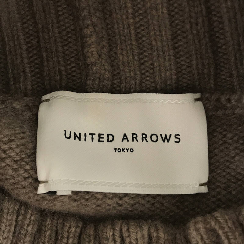 UNITED ARROWS / ユナイテッドアローズ ウールカシミヤ タートル ビッグニット