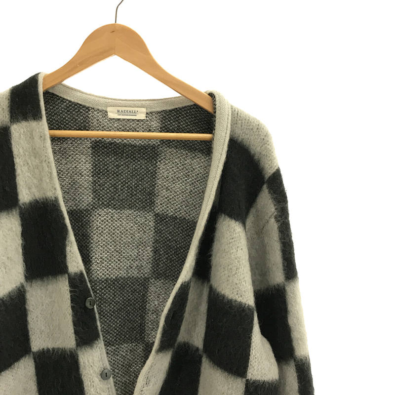 RADIALL / ラディアル TEN SECONDS - CARDIGAN SWEATER L/S 毛足長 モヘヤ ニット カーディガン モヘア