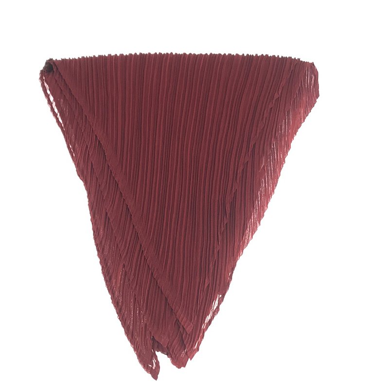 PLEATS PLEASE ISSEY MIYAKE / プリーツプリーズイッセイミヤ 変型 プリーツ ストール bordeaux