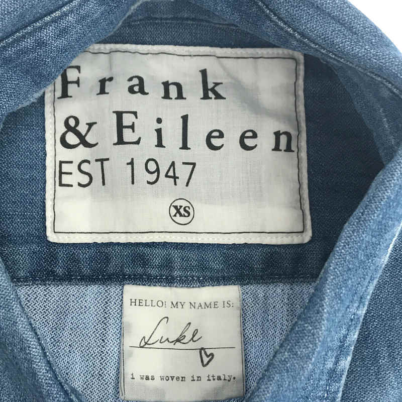 Luke ルーク extra damage denim shirt エクストラダメージデニムシャツFrank&Eileen / フランクアンドアイリーン