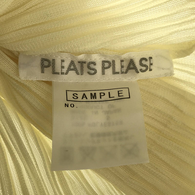 PLEATS PLEASE ISSEY MIYAKE / プリーツプリーズイッセイミヤ プリーツ シングル ポケット シャツ ブラウス Yellow