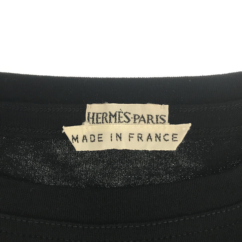 HERMES / エルメス マルジェラ期 フランス製 コットン クルーネック Tシャツ カットソー