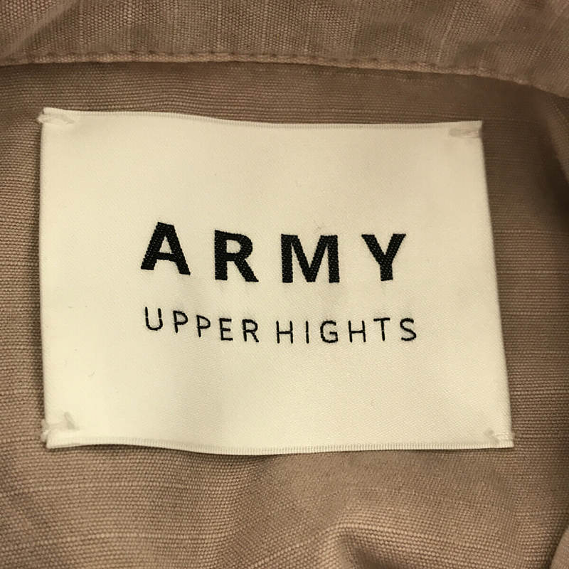 UPPER HIGHTS / アッパーハイツ THE DIXIE LONG / ARMY シャツワンピース