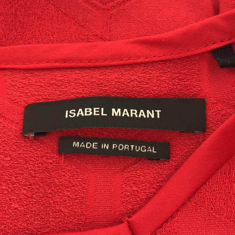 ISABEL MARANT / イザベルマラン レーヨンリネン ジャガードブラウス