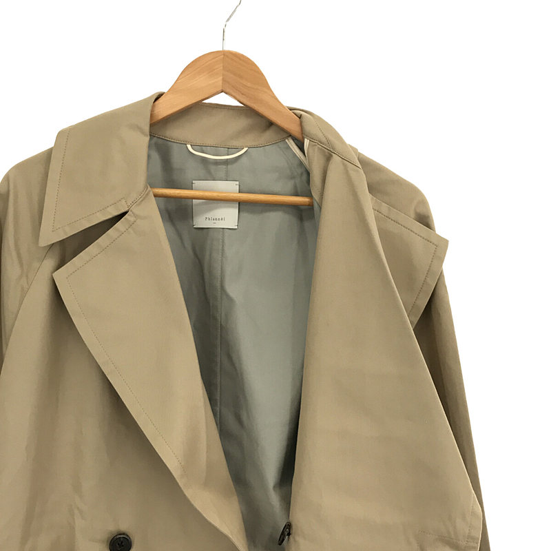 Cotton Twill Gabardine Wrap Trench Coat ラップトレンチコート