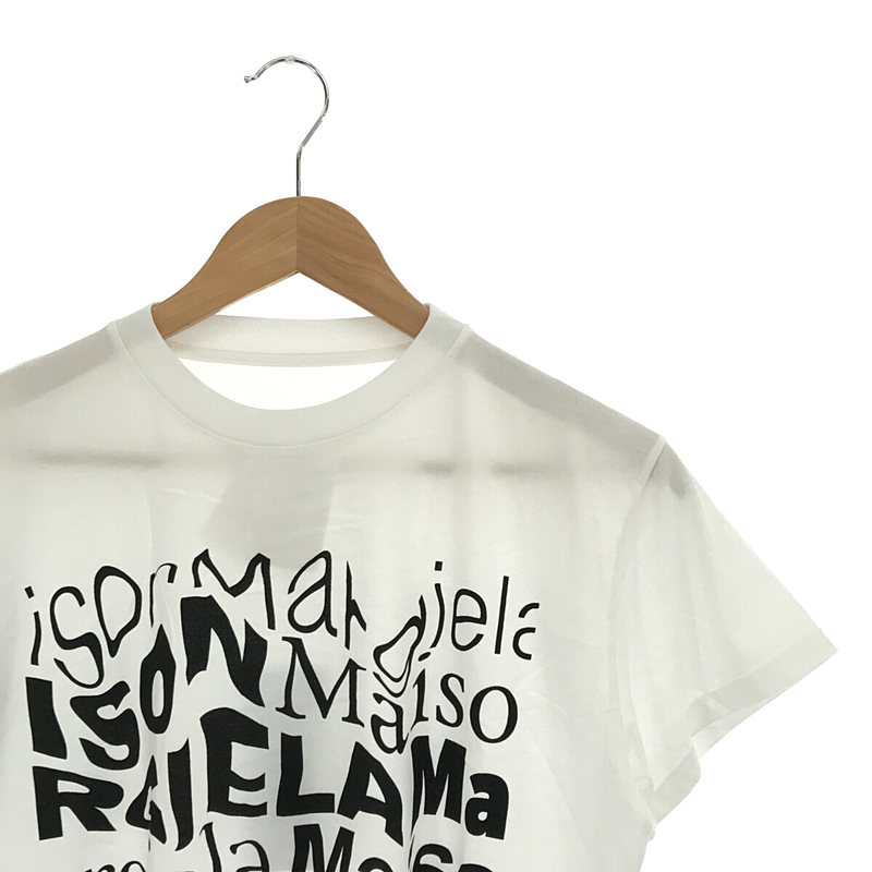 Maison Margiela / メゾンマルジェラ ディストーテッド ロゴ Tシャツ / S51GC0505