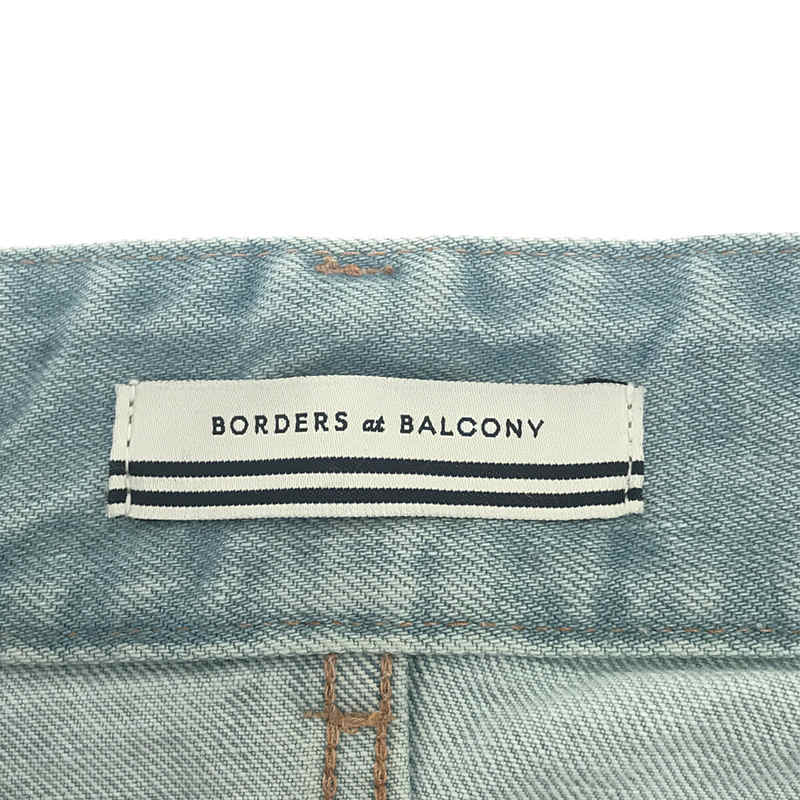 BORDERS at BALCONY / ボーダーズ アット バルコニー FLARE DENIM PANTS フレアデニムパンツ