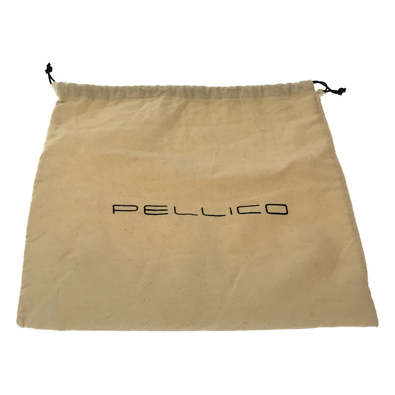 PELLICO / ペリーコ 2way ANELLI REVERSE アネッリリバース スエード レザー ショルダー付きハンド バッグ 保存袋有