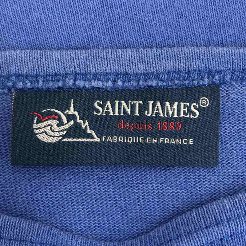 SAINT JAMES / セントジェームス OUESSANT ウエッソン バスクシャツ カットソー blue