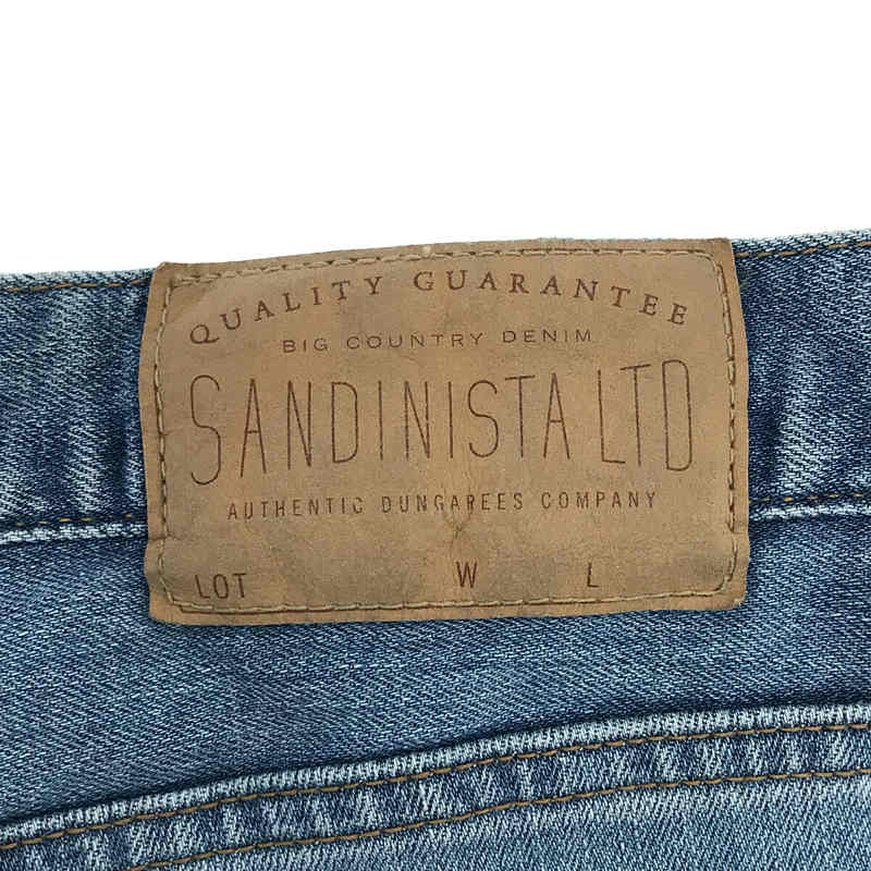 SANDINISTA / サンディニスタ 5P ストレート デニム パンツ