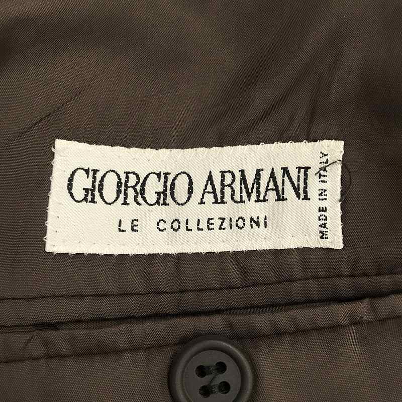 GIORGIO ARMANI / ジョルジオアルマーニ LE COLLEZIONI ウール 総柄 2B テーラードジャケット