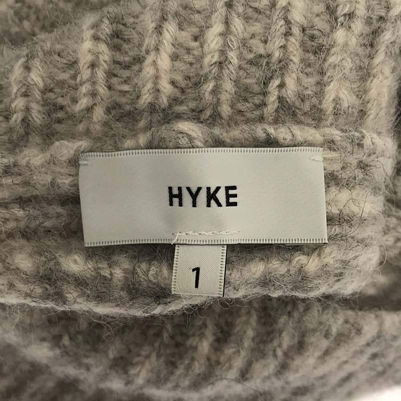 HYKE / ハイク アルパカ混 タートルネック ニット