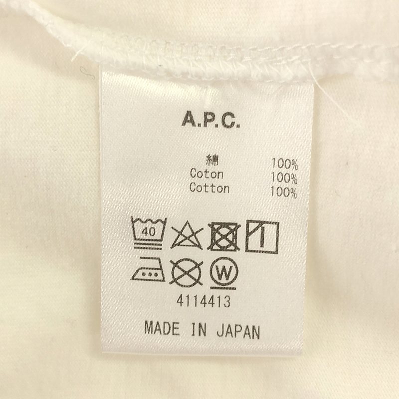 A.P.C. / アーペーセー ロゴ クルーネック Tシャツ