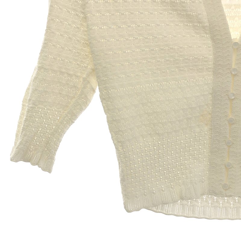 Mame Kurogouchi / マメクロゴウチ Lace Knitted Top カーディガン