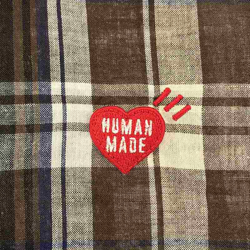 HUMAN MADE / ヒューマンメイド コットン リネン チェック ボタンダウンシャツ