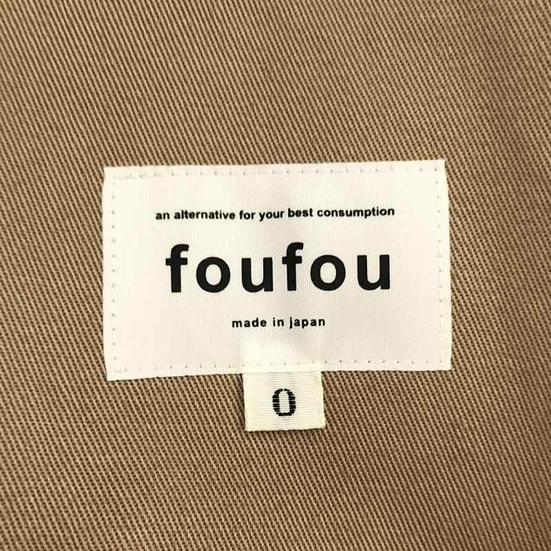 foufou / フーフー La Rotonde '19 ラ ロトンド トレンチコート